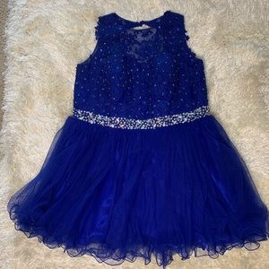 Royal Blue Lace dress